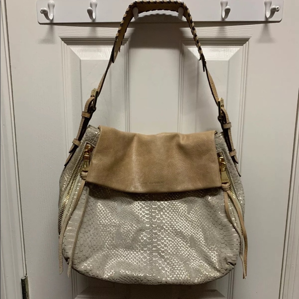 Aimee Kestenberg Vintage Hobo Gold Python